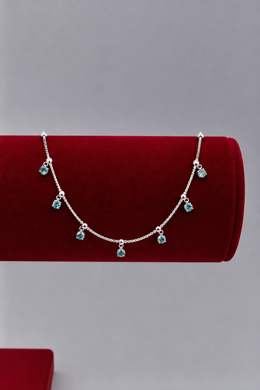 Pulsera punto de luz celeste