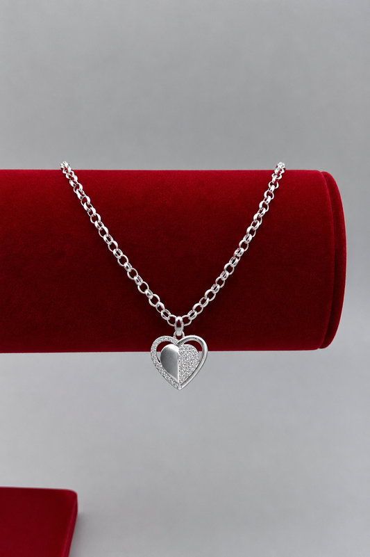 Pulsera corazón colgante