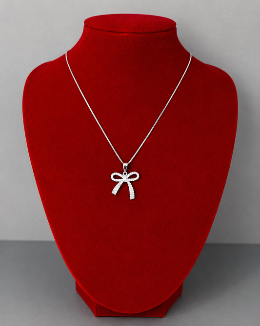 Hermoso collar más colgante plata 925